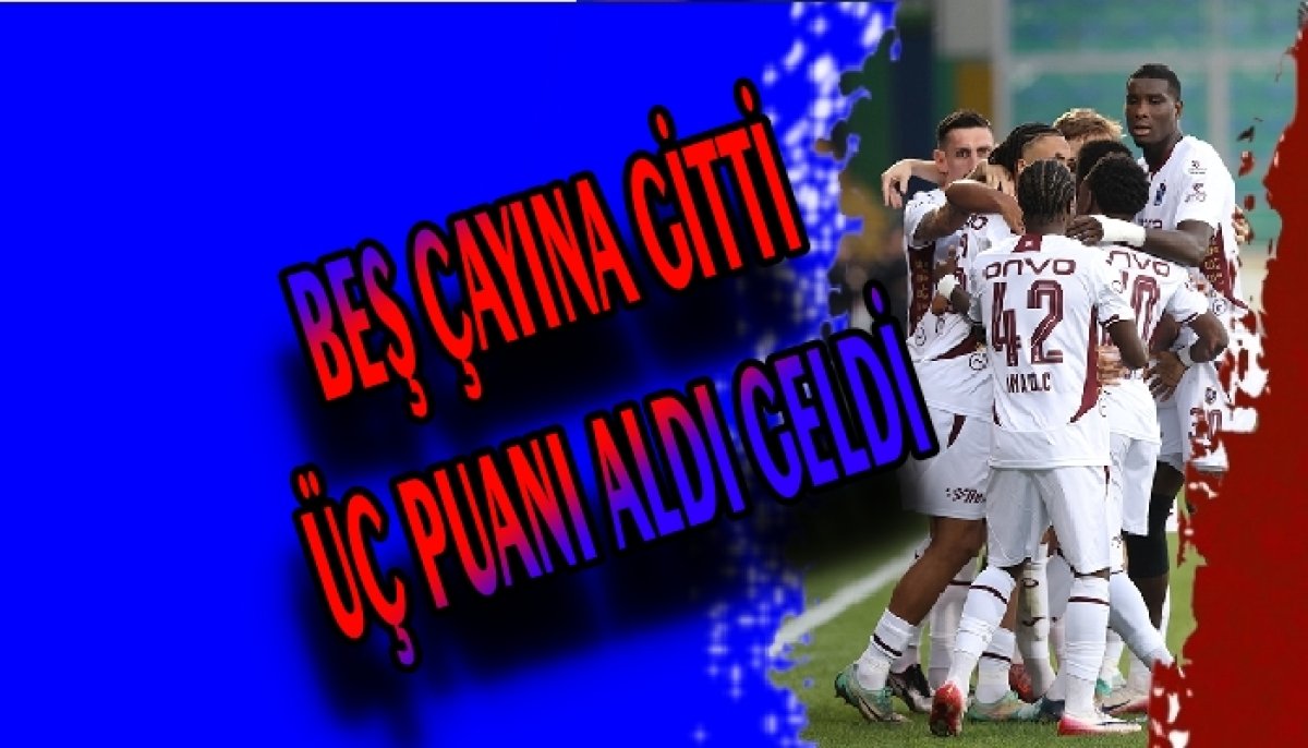TRABZONSPOR TAM GAZ DEVAM EDİYOR 