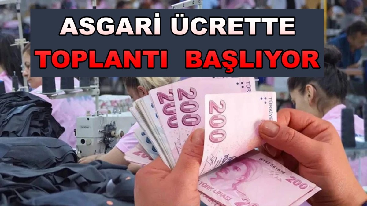 Asgari Ücrette Zam Pazarlığı  Başlıyor