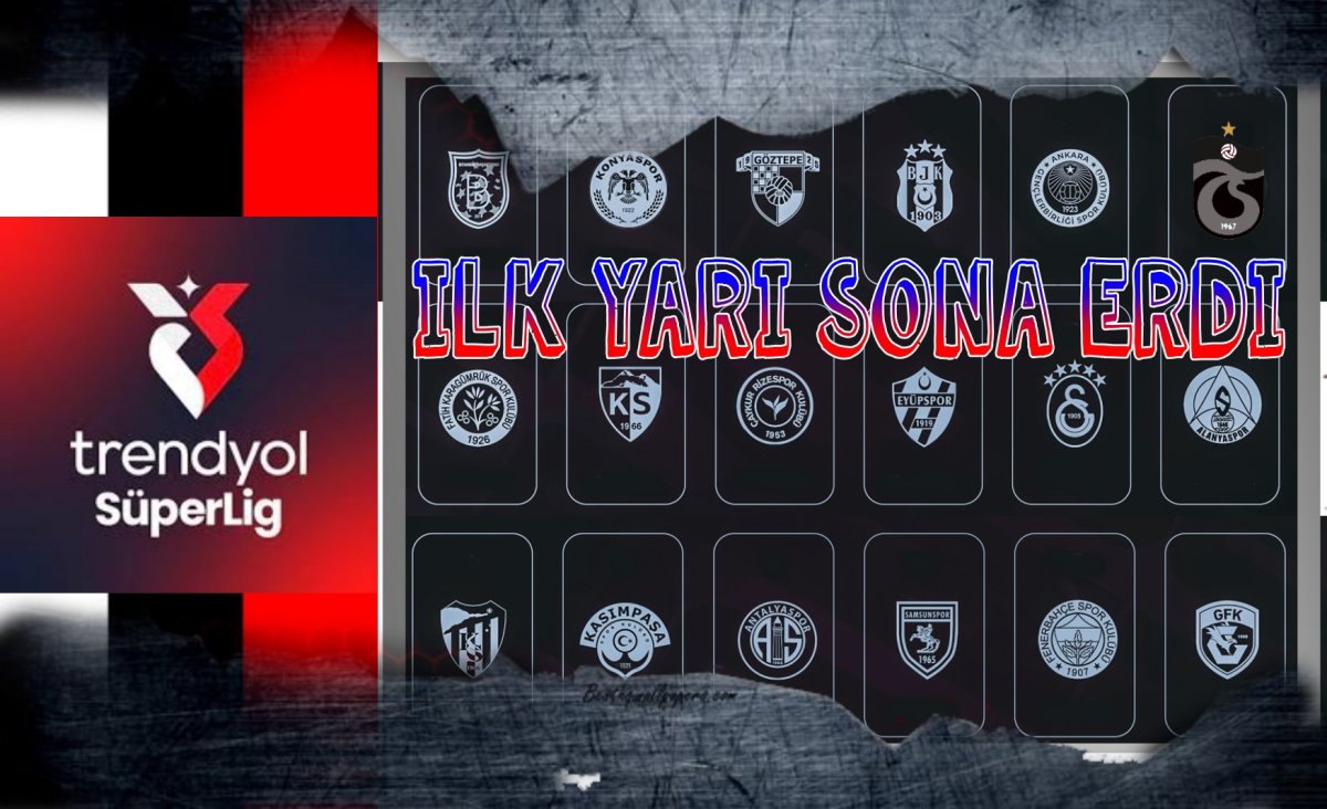 Süper Lig’de İlk Yarı Sona Erdi: Zirvede Galatasaray, Takipte Fenerbahçe ve Trabzonspor