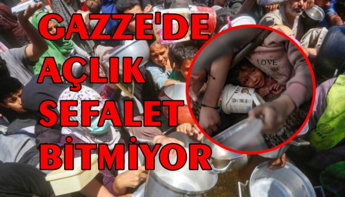 GAZZE'YE YARDIMLARIN %24 Ü BİLE ULAŞAMADI 