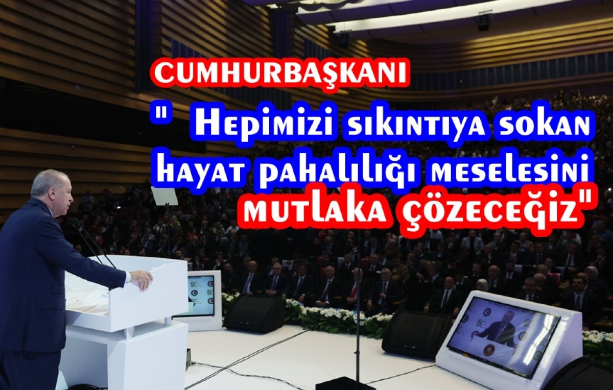 CUMHURBAŞKANI : SORUNLARI MASADA ÇÖZECEĞİZ