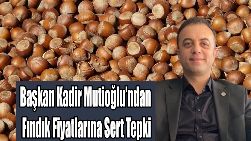 Başkan Mutioğlu “Hesap Üreticiye Değil, Temsilcilere Kesilmek İsteniyor”