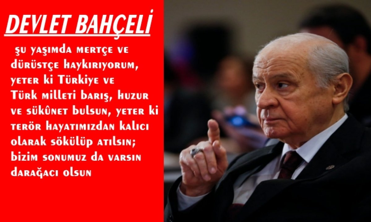  Devlet Bahçeli 