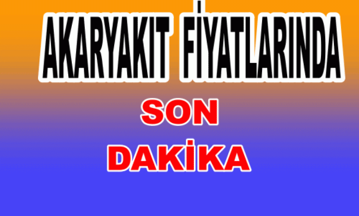 AKARYAKITTA ZAMLAR GERİ GELDİ 