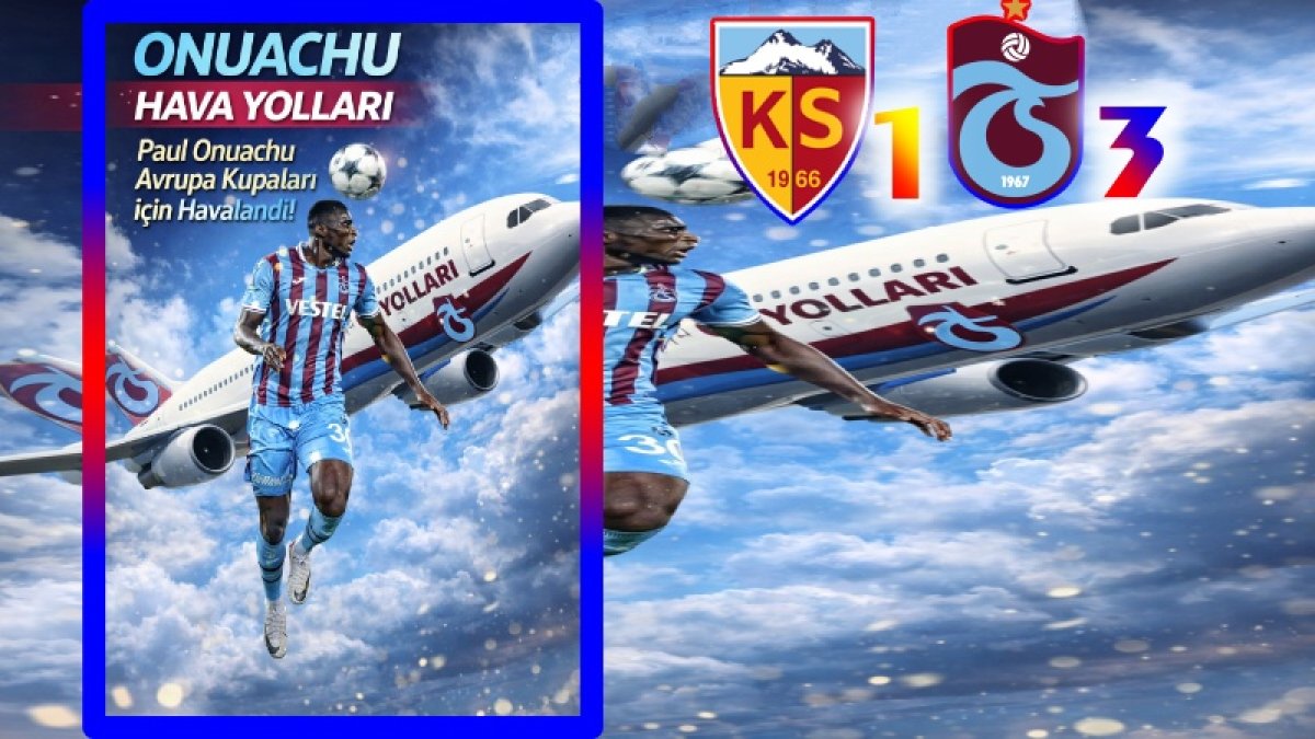 Trabzonspor  Kazandı Onuachu Şov Yaptı