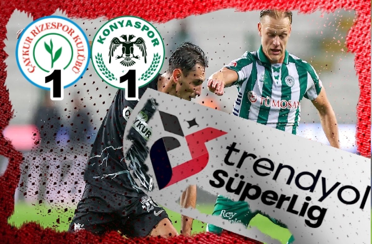 Rizespor ile Konyaspor Yenişemedi