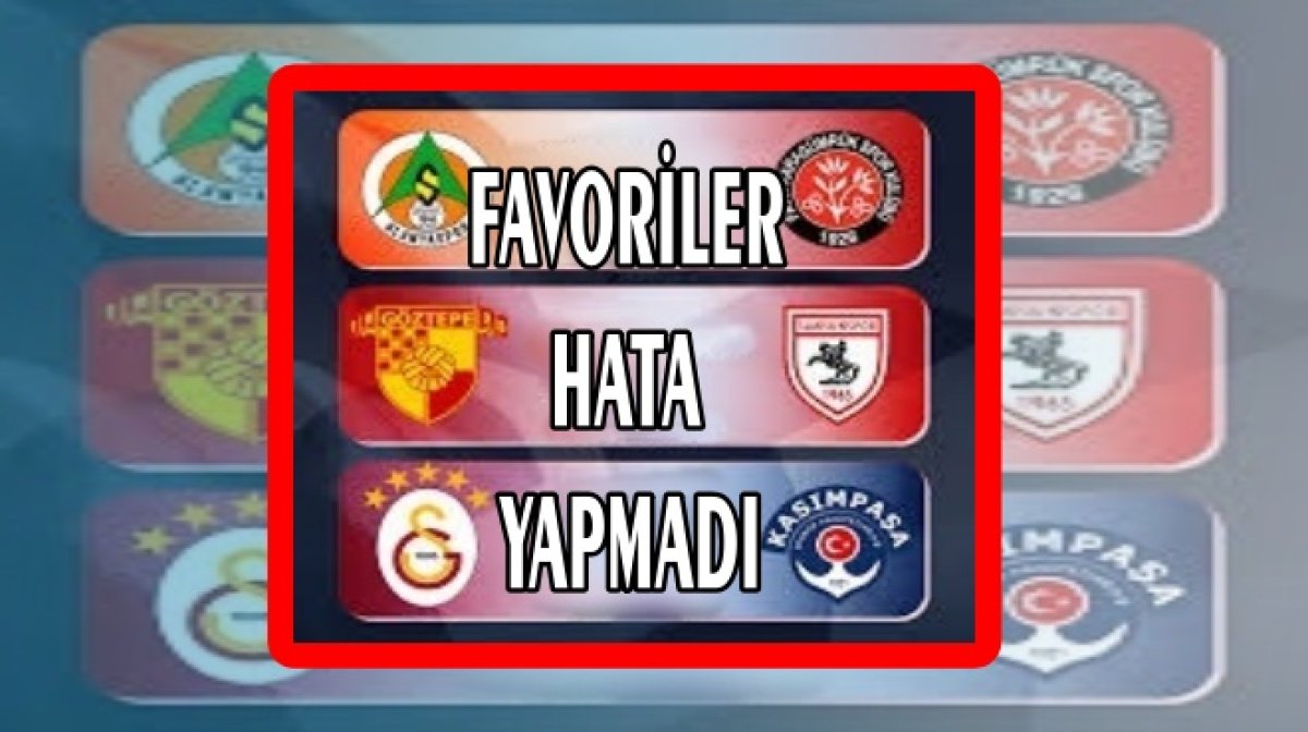 17. Haftada Favoriler Kazandı