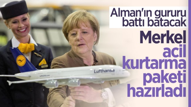Lufthansa iflasa sürükleniyor