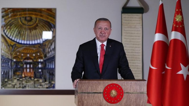 Cumhurbaşkanı Erdoğan: 24 Temmuz Cuma günü, Cuma Namazıyla Birlikte Ayasofya’yı İbadete Açmayı Planlıyoruz