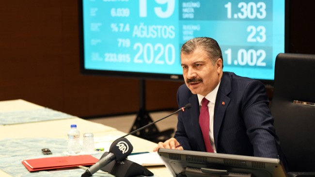Sağlık Bakanı Fahrettin Koca, Koronavirüs Bilim Kurulu Toplantısı Sonrası Açıklamalarda Bulundu