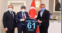 Teknik Direktörümüz Abdullah Avcı’dan Ahmet Metin Genç’e ziyaret