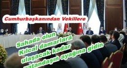 Cumhurbaşkanı Erdoğan’dan Milletvekillerine Talimat