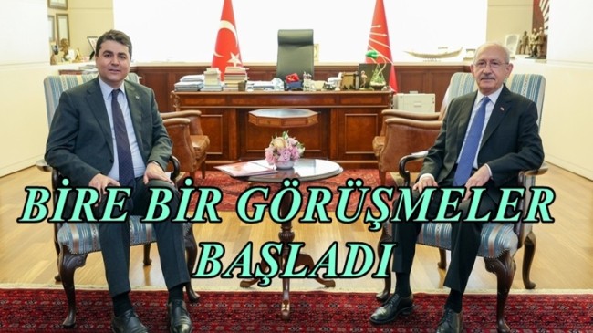 Kılıçdaroğlu, Demokrat Parti Genel Başkanı Gültekin Uysal’la Görüştü