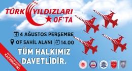 Türk Yıldızları OF Semalarında Gösteri Uçuşu Yapacak