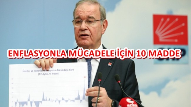 Faik Öztrak, CHP İktidarında Enflasyonla Mücadele İçin Yapılacakları Açıkladı