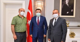 Başkan Usta Ortahisar Belediye Başkanı A.Metin Genç’i Ziyaret Etti