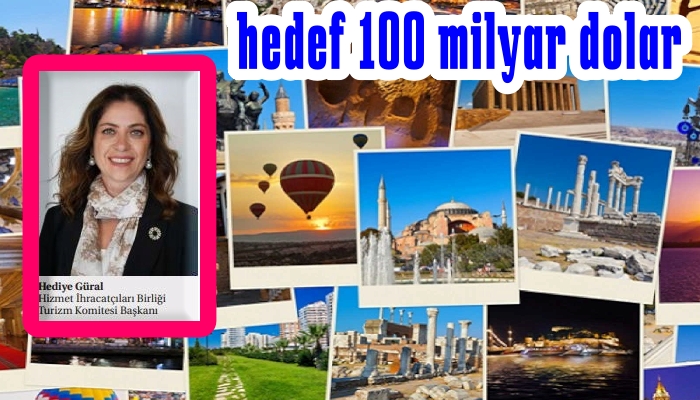 “TURİZM SEKTÖRÜNÜN  HEDEFİ 100 MİLYAR DOLAR”