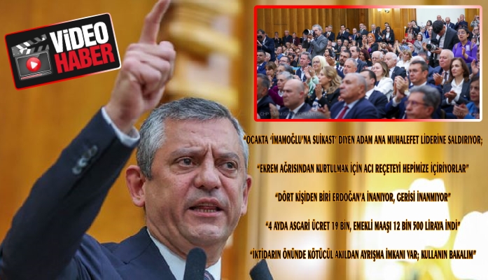 ÖZGÜR ÖZEL : BİZ KİMSEYE KİN GÜTMEYİZ