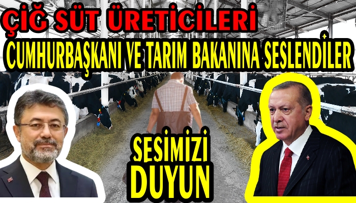 SÜT ÜRETİCİLERİ “BORÇLANARAK AYAKTA DURMAYA ÇALIŞIYORUZ”