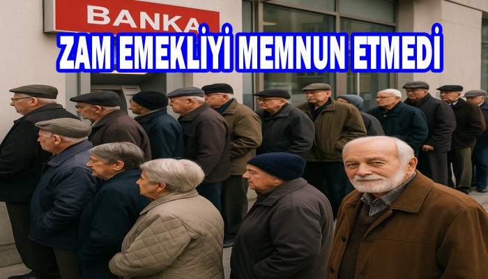 TEMMUZ ZAMMI EMEKLİNİN BEKLENTİLERİNİN ÇOK ALTINDA KALDI