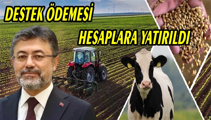 TARIMA DESTEK DEVAM EDİYOR