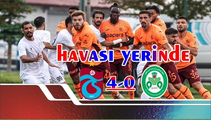 Trabzonspor’dan Gövde Gösterisi